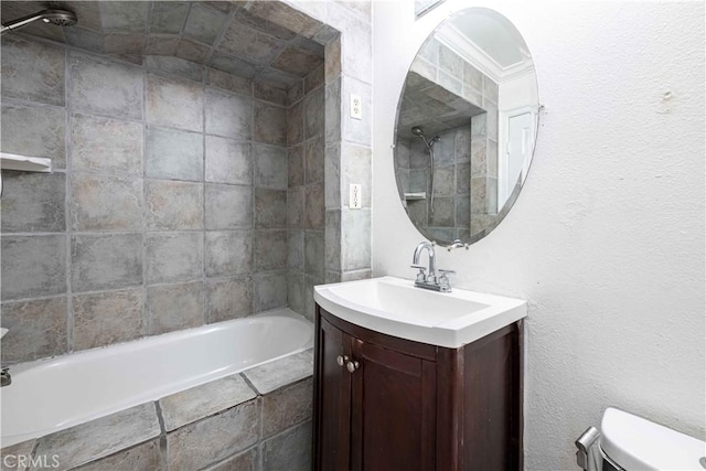 2383 Hampton Ave, Simi Valley, CA 93063 - full bath featuring vanity and tiled shower / bath