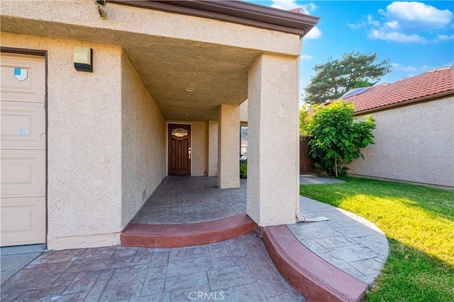 2383 Hampton Ave, Simi Valley, CA 93063 - doorway to property with stucco siding