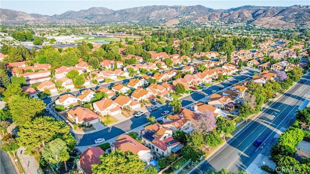 2383 Hampton Ave, Simi Valley, CA 93063 - aerial view of residential area featuring a mountain backdrop