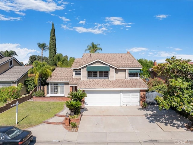 7029 Novara Pl, Rancho Cucamonga, CA 91701 - traditional-style home with a garage, concrete driveway, and roof with shingles