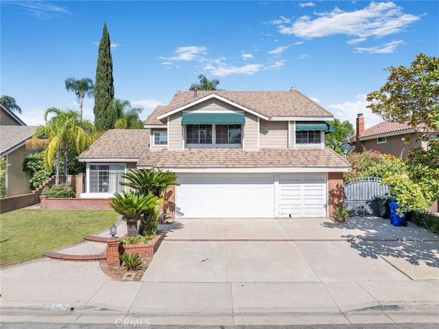 7029 Novara Pl, Rancho Cucamonga, CA 91701 - traditional-style home featuring an attached garage, driveway, and roof with shingles