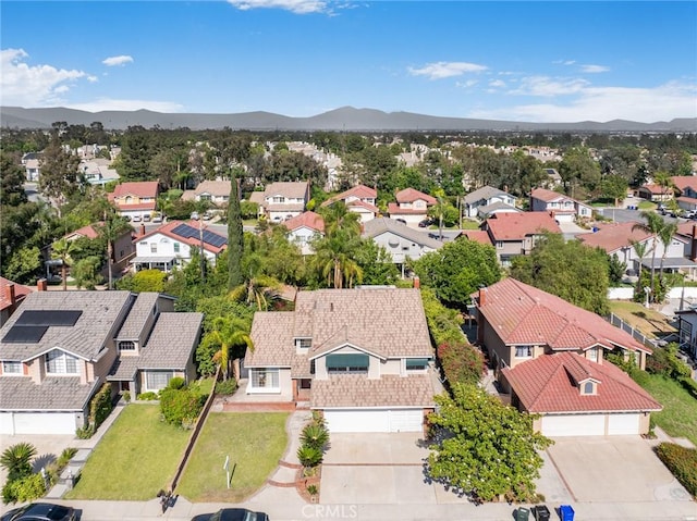 7029 Novara Pl, Rancho Cucamonga, CA 91701 - aerial view of residential area with a mountain backdrop
