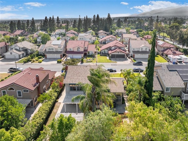 7029 Novara Pl, Rancho Cucamonga, CA 91701 - aerial perspective of suburban area featuring a mountainous background