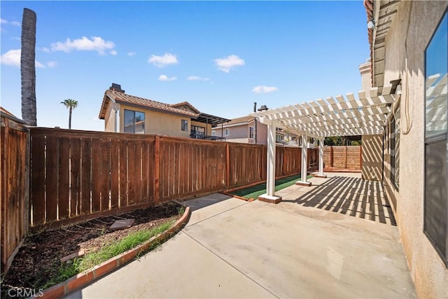 2988 Dartmouth Cir, Corona, CA 92879 - fenced backyard with a patio and a pergola