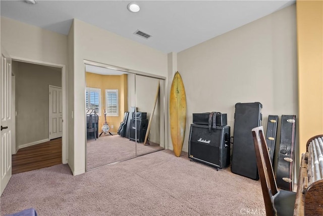 15355 Michael Crest Dr, Canyon Country, CA 91387 - bedroom with carpet flooring and a closet