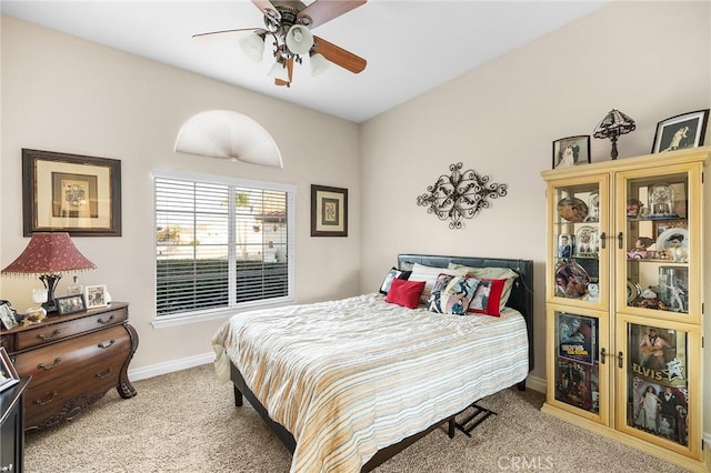 2157 Pecan Tree St, Hemet, CA 92545 - carpeted bedroom with baseboards and a ceiling fan