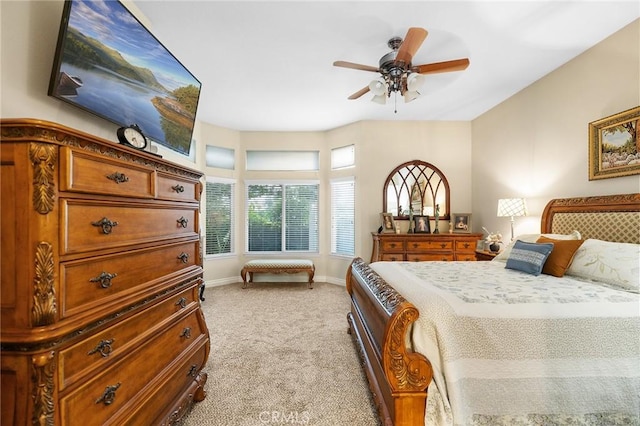 2157 Pecan Tree St, Hemet, CA 92545 - bedroom featuring light colored carpet and ceiling fan