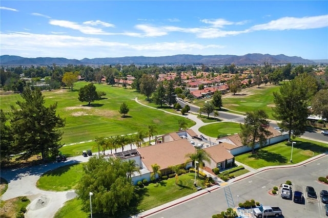 2157 Pecan Tree St, Hemet, CA 92545 - aerial view of residential area featuring mountains and a local golf course