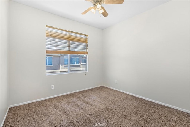 39635 Columbia Union Dr Unit C, Murrieta, CA 92563 - carpeted empty room with baseboards and ceiling fan