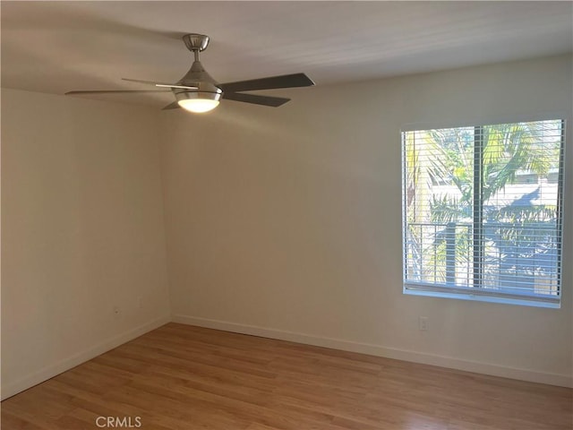 552 Canyon Dr Unit 38, Oceanside, CA 92054 - empty room featuring light wood finished floors and ceiling fan