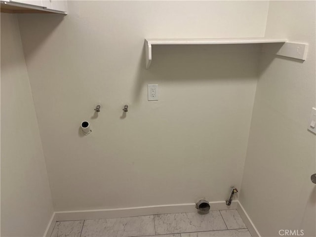 552 Canyon Dr Unit 38, Oceanside, CA 92054 - laundry room featuring gas dryer hookup and light marble finish floors
