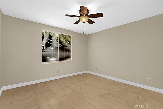 3386 Montagne Way, Thousand Oaks, CA 91362 - spare room featuring a ceiling fan and baseboards