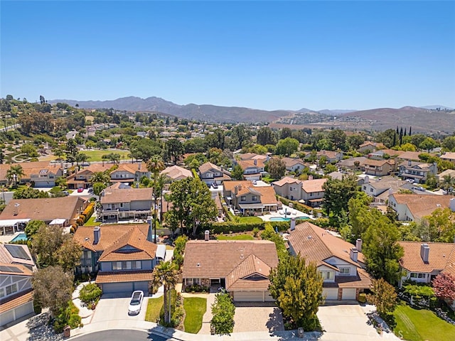 3386 Montagne Way, Thousand Oaks, CA 91362 - aerial perspective of suburban area featuring a mountain backdrop
