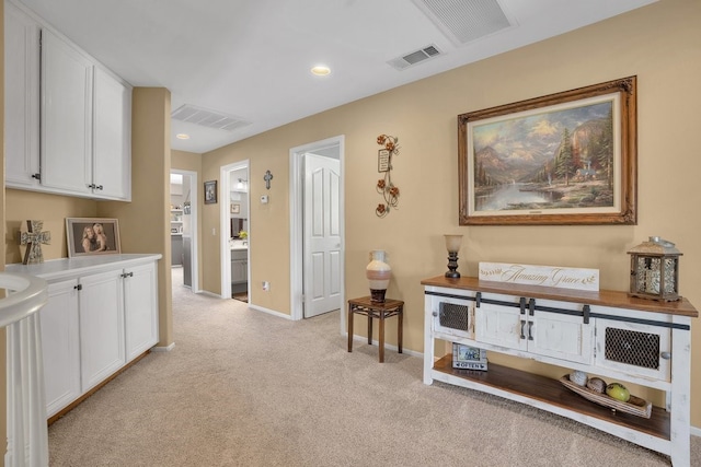 42207 Kimberly Way, Murrieta, CA 92562 - hall with light colored carpet and baseboards