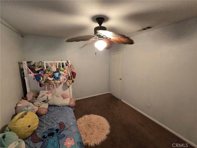 9294 Manteca Ave, Hesperia, CA 92345 - unfurnished bedroom featuring carpet floors and ceiling fan