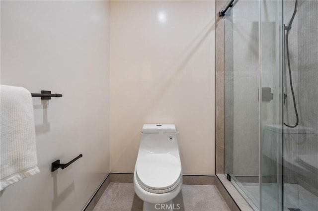439 S Lamer St, Burbank, CA 91506 - full bathroom featuring a stall shower and tile patterned flooring