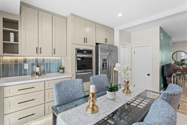 16842 Liggett St, Los Angeles, CA 91343 - dining area featuring recessed lighting and light wood-style flooring
