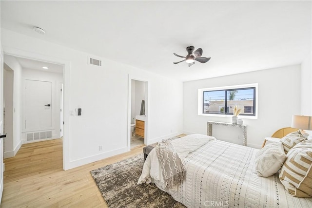 33871 Copper Lantern St, Dana Point, CA 92629 - bedroom with light wood-style floors and ceiling fan