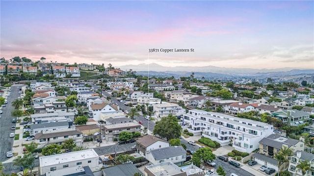33871 Copper Lantern St, Dana Point, CA 92629 - aerial view at dusk of a mountain view