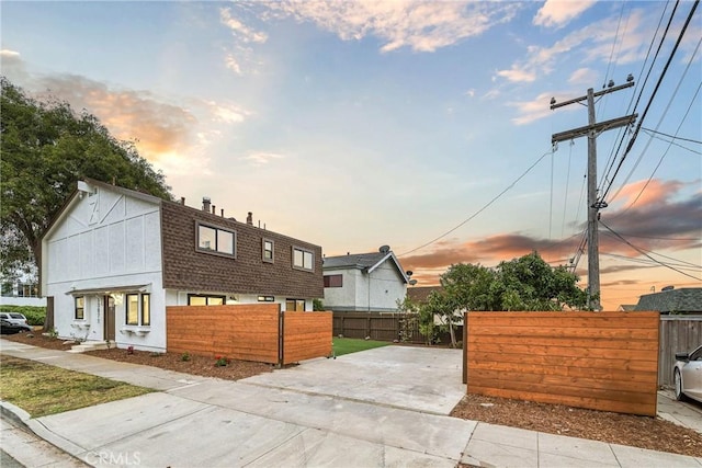 33871 Copper Lantern St, Dana Point, CA 92629 - view of front of home with a fenced front yard and concrete driveway