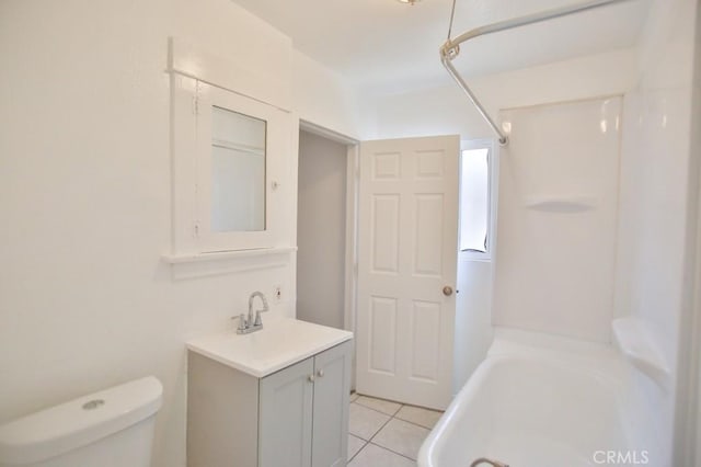 531 W 61st St, Los Angeles, CA 90044 - full bath with vanity, tile patterned floors, and shower / bathtub combination