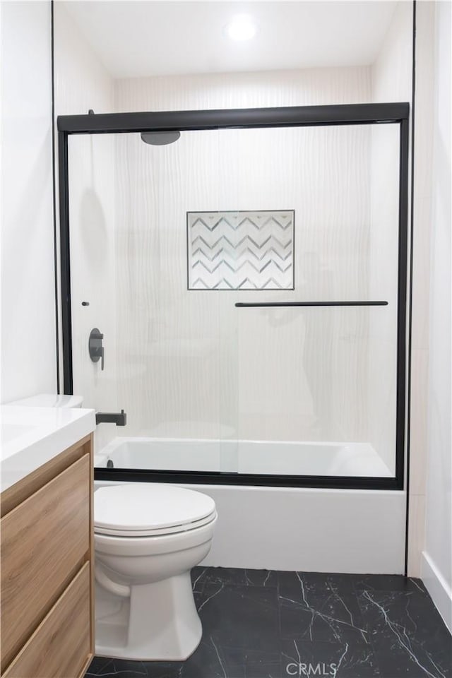 539 Avon Ave, Pasadena, CA 91105 - bathroom featuring shower / bath combination with glass door and vanity