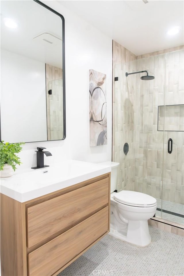539 Avon Ave, Pasadena, CA 91105 - bathroom with vanity and a shower stall