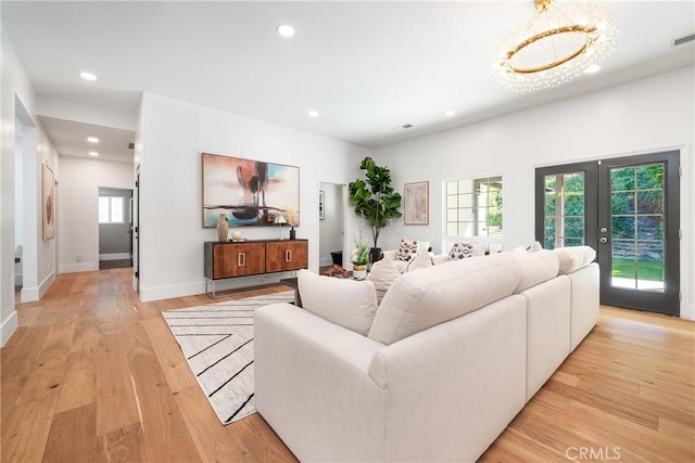 235 Verbena Ln, Brea, CA 92823 - living area with recessed lighting and light wood-type flooring
