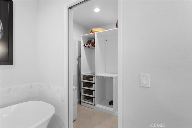 1317 Mill Creek Ct, Thousand Oaks, CA 91360 - full bathroom with tile patterned flooring and a soaking tub