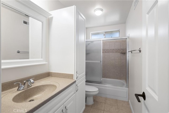 1317 Mill Creek Ct, Thousand Oaks, CA 91360 - full bathroom featuring vanity, tile patterned flooring, and tub / shower combination