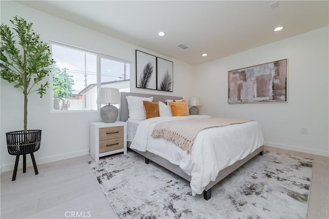 16645 Holton St, La Puente, CA 91744 - bedroom featuring recessed lighting and light wood-type flooring