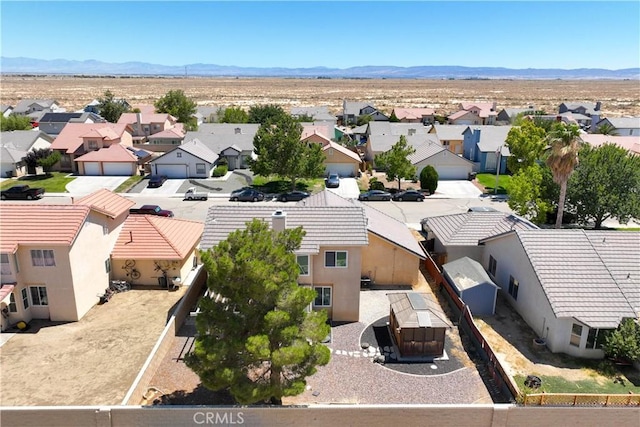 2659 Cold Creek Ave, Rosamond, CA 93560 - aerial perspective of suburban area with a mountainous background