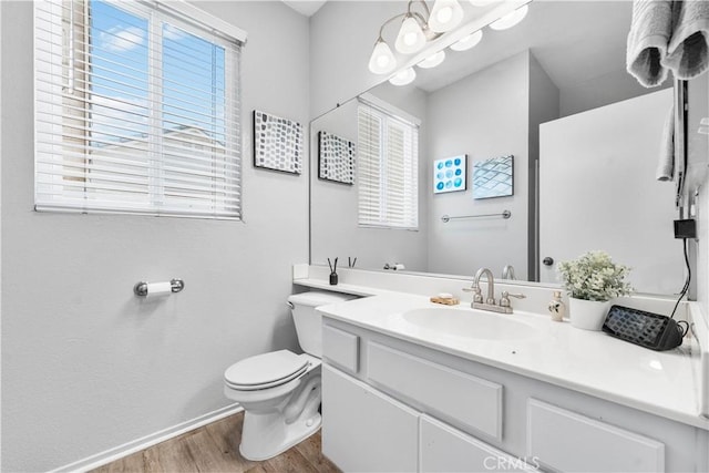 2659 Cold Creek Ave, Rosamond, CA 93560 - bathroom with wood finished floors and vanity