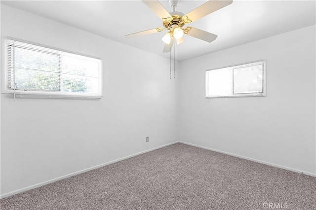 1256 Windsor Dr, San Bernardino, CA 92404 - carpeted empty room with baseboards and a ceiling fan