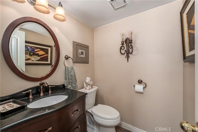 2151 Lyon Ave, Riverside, CA 92503 - half bathroom featuring toilet and vanity