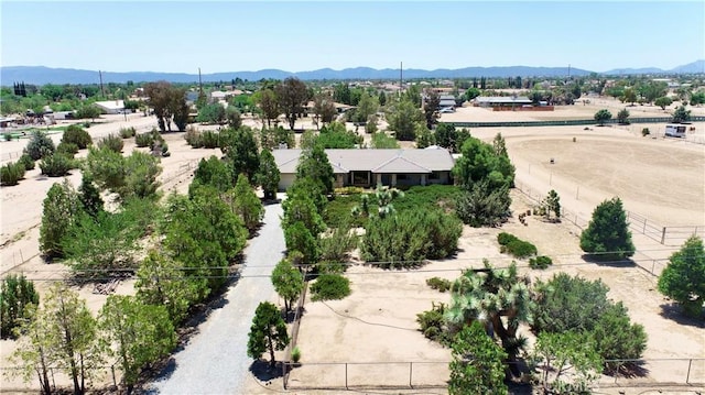15233 Olive St, Hesperia, CA 92345 - aerial view of property and surrounding area featuring mountains