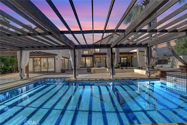 462 Pomello Dr, Claremont, CA 91711 - outdoor pool with a patio area and area for grilling