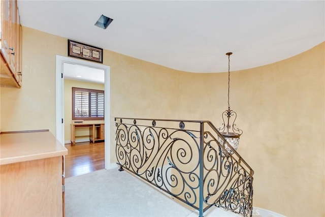 462 Pomello Dr, Claremont, CA 91711 - hall with an upstairs landing and carpet