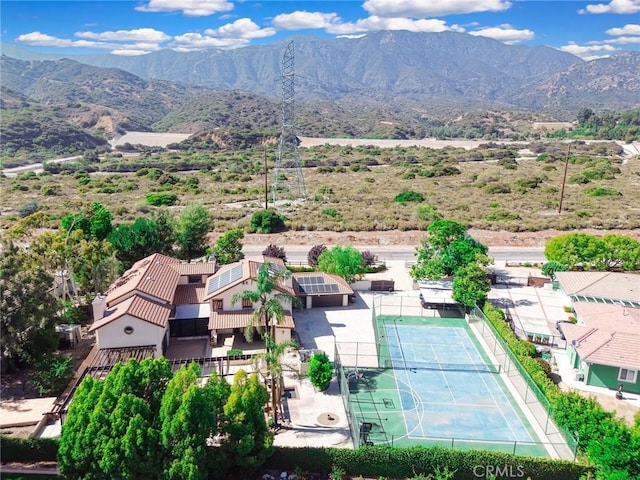 462 Pomello Dr, Claremont, CA 91711 - aerial view of property and surrounding area featuring a mountain backdrop