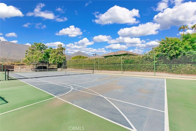 462 Pomello Dr, Claremont, CA 91711 - view of tennis court featuring community basketball court and a mountain view