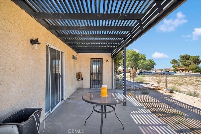 26969 Lakeview Dr, Helendale, CA 92342 - view of patio with a pergola