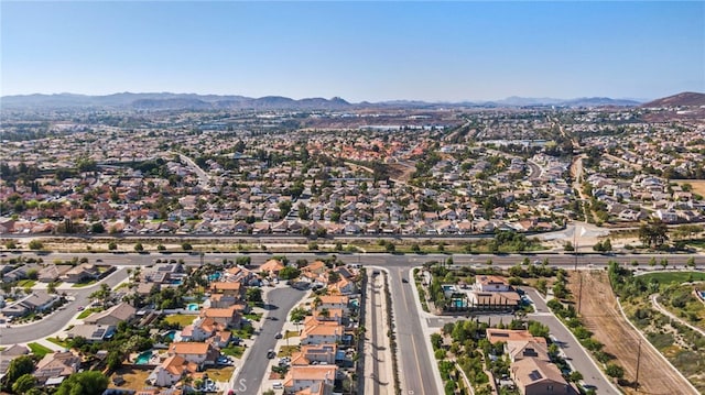 40236 Holden Cir, Temecula, CA 92591 - aerial overview of property's location featuring mountains and nearby suburban area