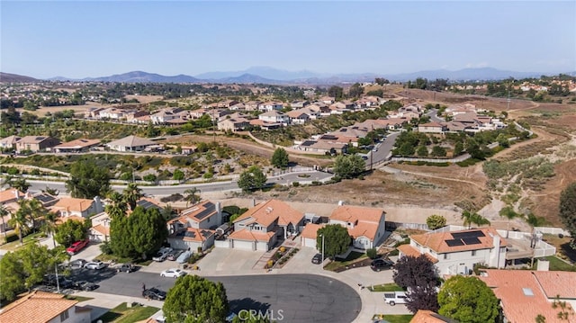 40236 Holden Cir, Temecula, CA 92591 - aerial view of property's location with nearby suburban area and a mountainous background