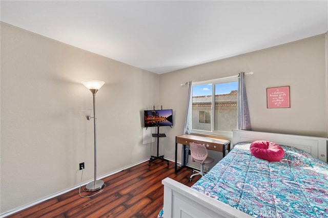 40236 Holden Cir, Temecula, CA 92591 - bedroom with dark wood finished floors and baseboards