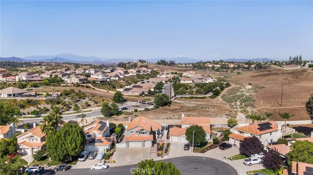 40236 Holden Cir, Temecula, CA 92591 - aerial view of property's location featuring nearby suburban area and a mountain backdrop