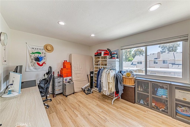 68 Timber Run Unit 45, Irvine, CA 92614 - office area featuring wood finished floors and recessed lighting