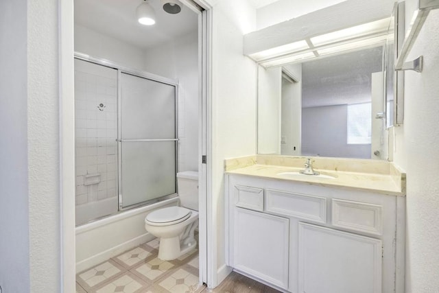 6180 Agee St Unit 159, University City, CA 92122 - full bathroom featuring vanity and bath / shower combo with glass door