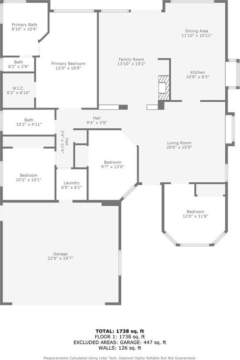 44505 Shadowcrest Dr, Lancaster, CA 93536 - view of floor plan / room layout