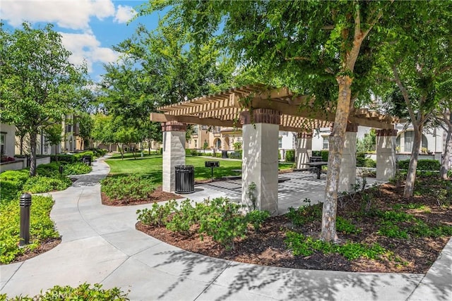 403 Sevilla Dr, Brea, CA 92823 - view of home's community featuring a pergola