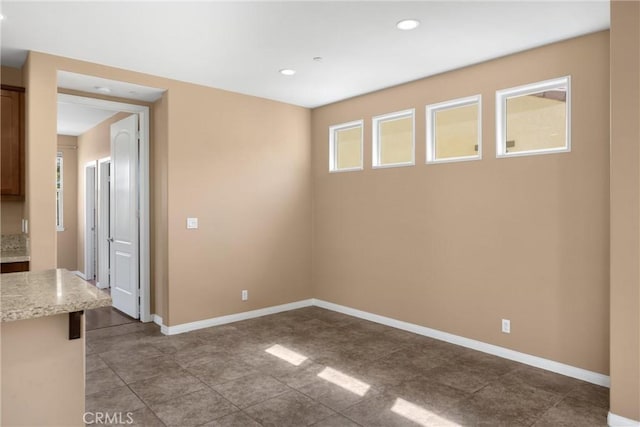 403 Sevilla Dr, Brea, CA 92823 - unfurnished room with recessed lighting and light tile patterned floors